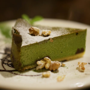 matcha cheese cake