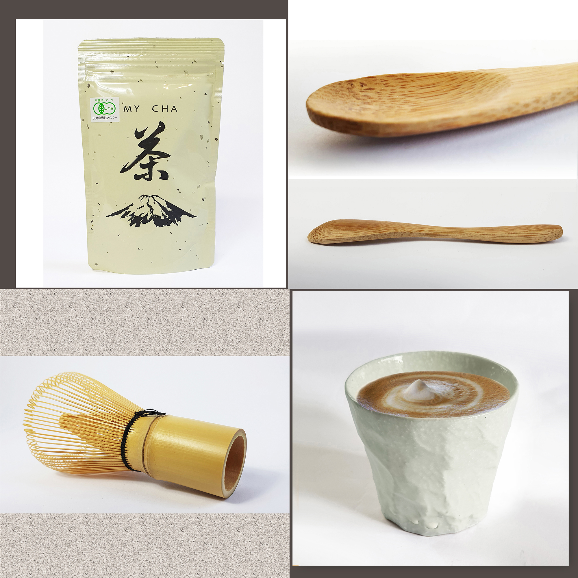 Organic Hojicha latte kit