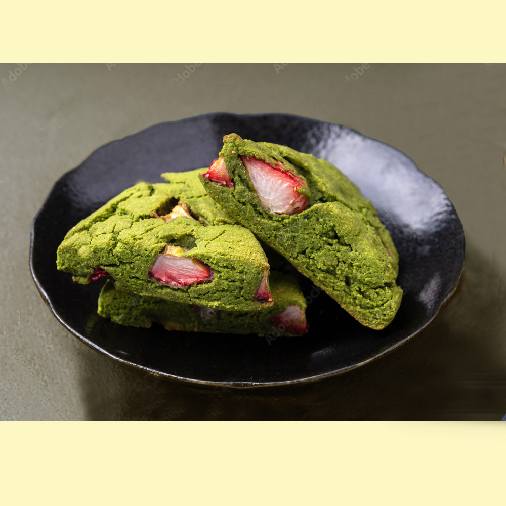 Matcha recipe Matcha strawberry cookies