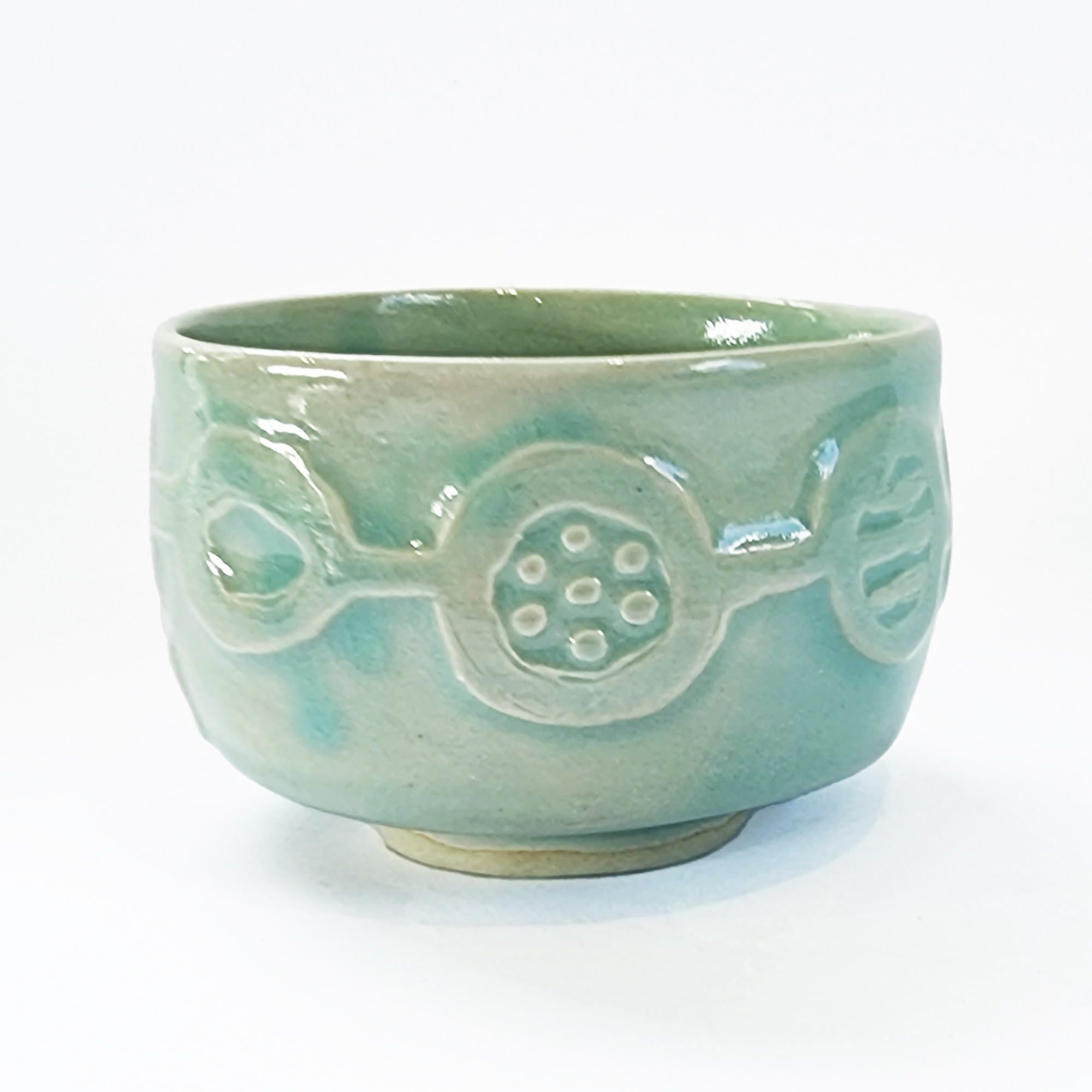 Matcha Wan Ceremonial Matcha Bowl- 'Chain' Japanese Matcha Bowl