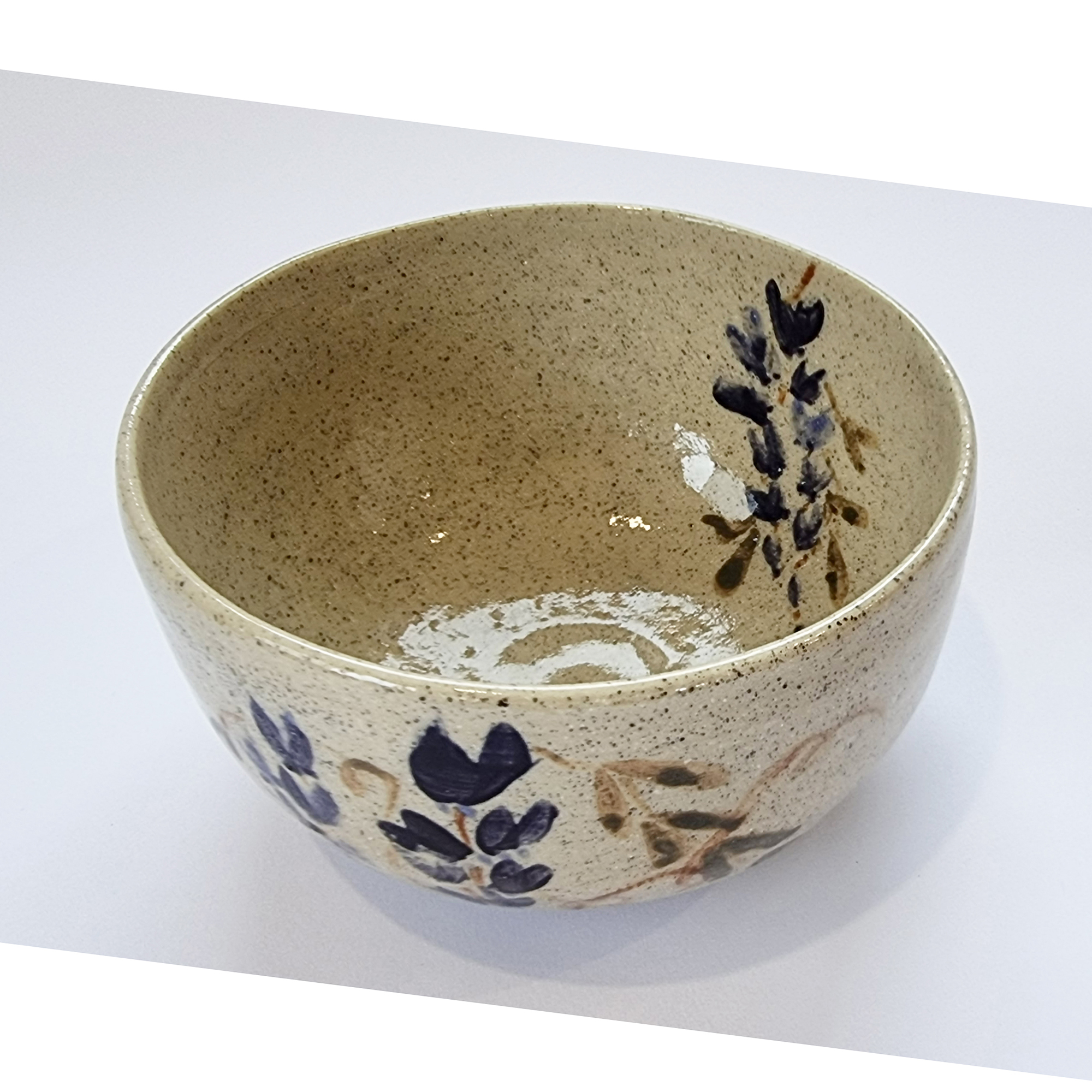 Matcha Wan Ceremonial Matcha Bowl- 'Wisteria' Handmade Japanese Matcha Bowl