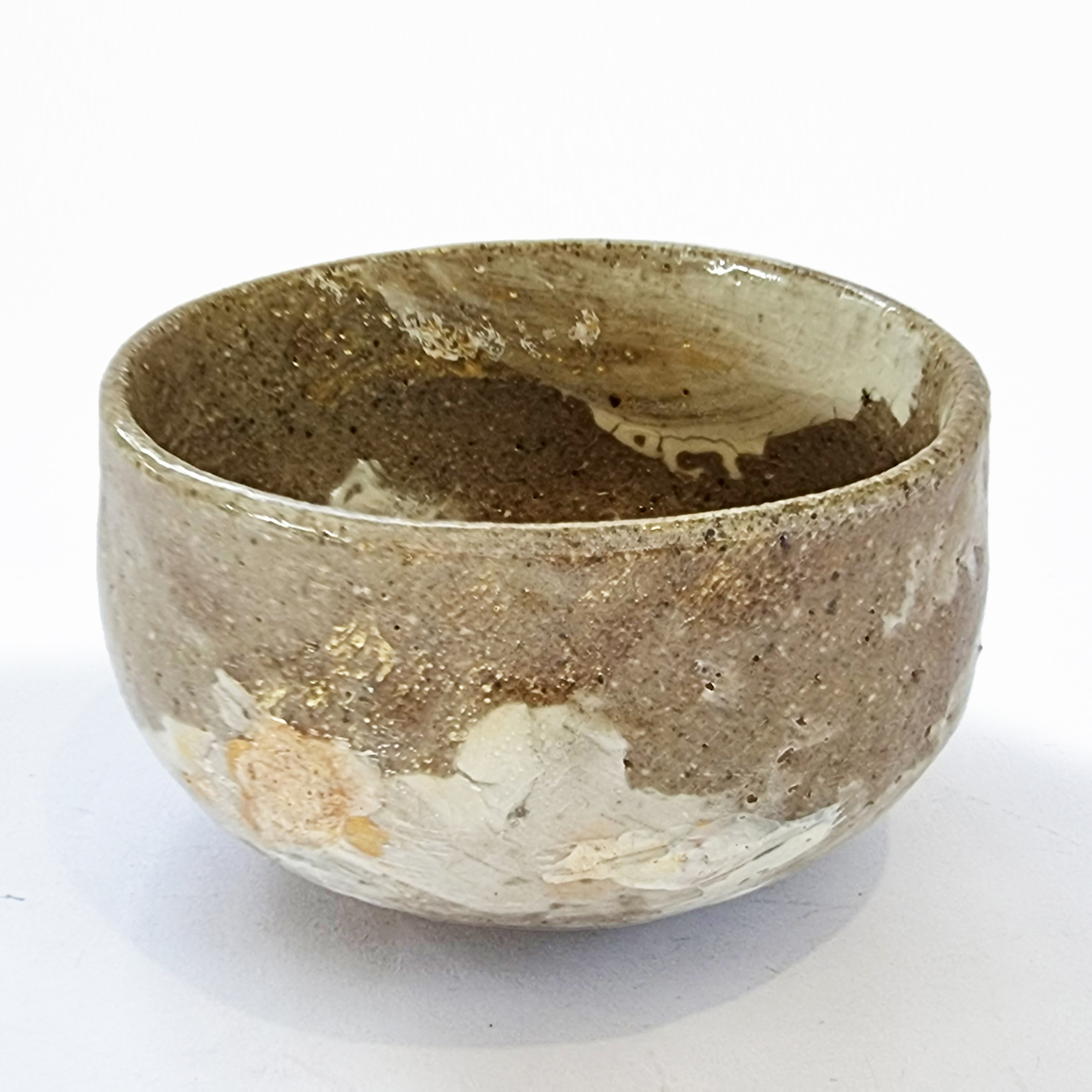 Matcha Wan Ceremonial Matcha Bowl- 'Dancing with Gold S' Japanese Matcha Wan