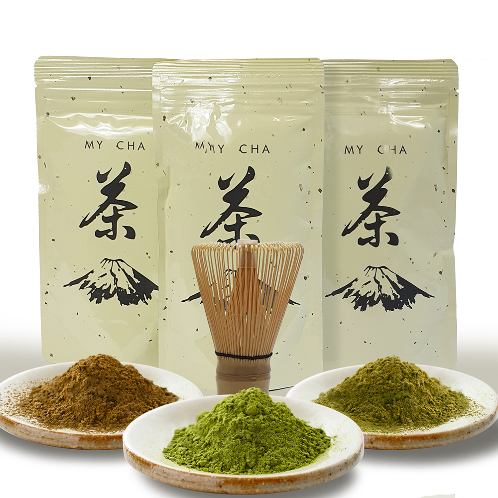 green tea powders