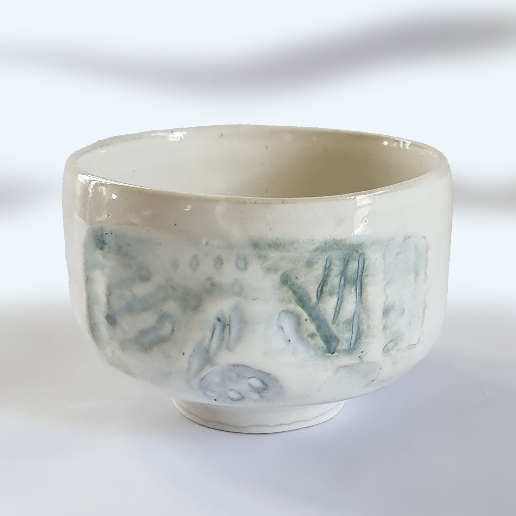 Matcha Wan Ceremonial Matcha Bowl Winter Thru Window I' Matcha Wan